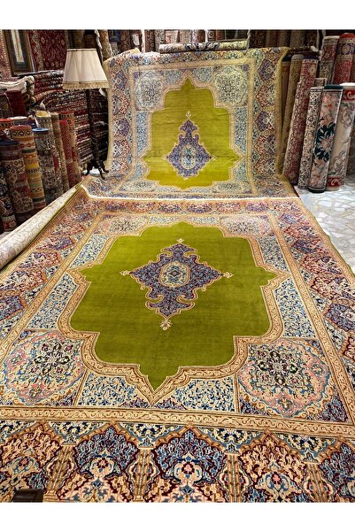 RD RAMAZAN DAĞ EL HALI SANATI El Dokuma Iran Kirman Laver Halısı Kökboya Iki ...