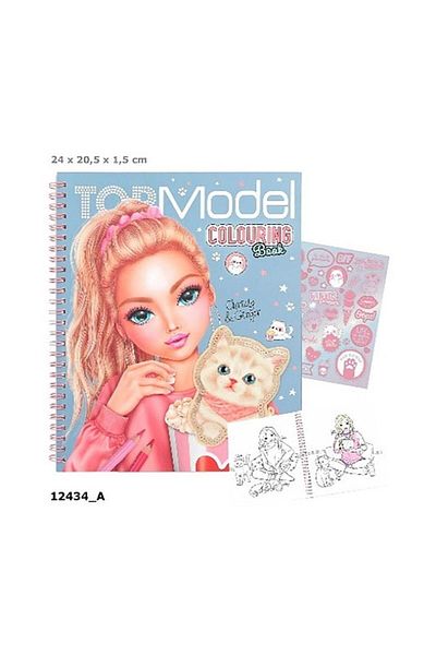 Top Model كتاب تلوين Topmodel كتي