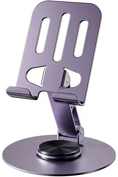 royalmoni Metal Katlanabilir 360° Dönebilir Telefon Tutucu Masa Üstü Ayarlana...