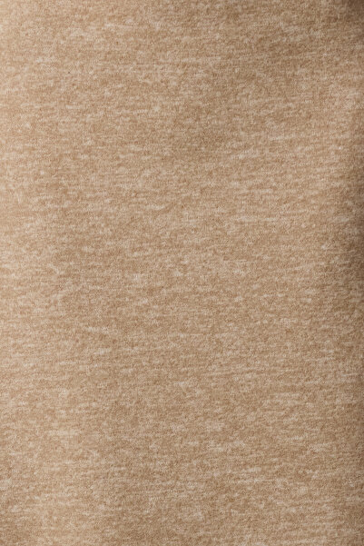 Trendyol Collection Magas derekú Midi Mink kötött szoknya - kiszélesedő forma, puha TWOAW24ET00249