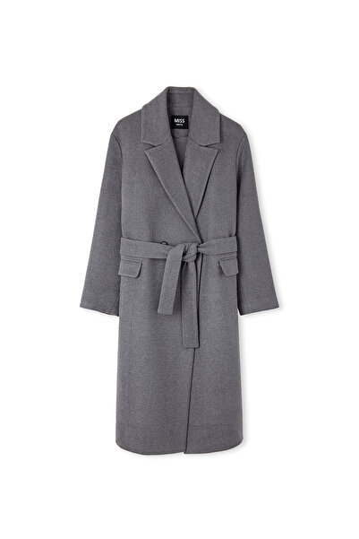 MISS IPEKYOL Gray Women's Coat - Iw 6240008017 Model