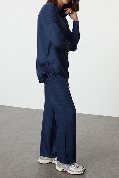 Edit by Trendyol Detailná súprava šnúrok Indigo Denim - Tedaw25Us00006