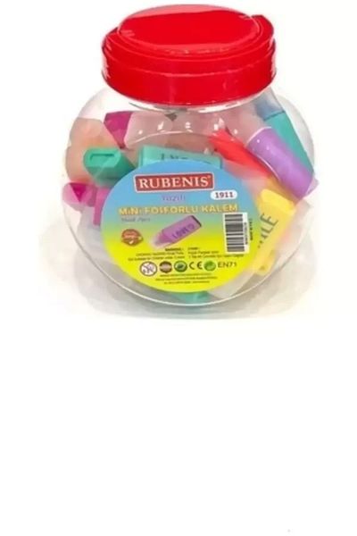 Rubenis Highlighter Pastel 5 Colors Written in a Jar of 36 1911