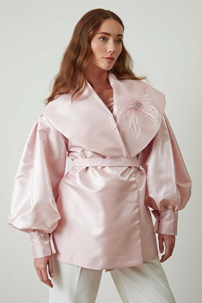 Hooopstore FEATHER BROOCH Λεπτομερής ΠΟΥΔΡΑ KAFTAN