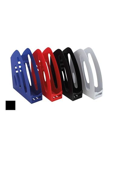 Globox Suport pentru reviste din plastic negru - Model 6232