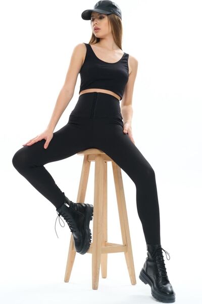 EMBA KORSE Slimming Thermal Sauna Agraffiti Corset Leggings