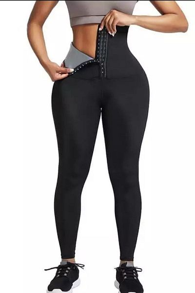 EMBA KORSE Slimming Thermal Sauna Agraffiti High Waist Corset Leggings