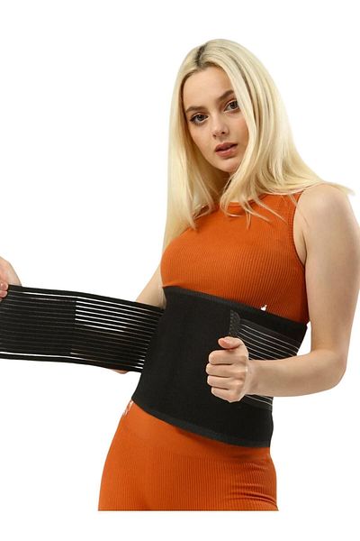 EMBA KORSE Black Thermal Corset - Sauna Belt