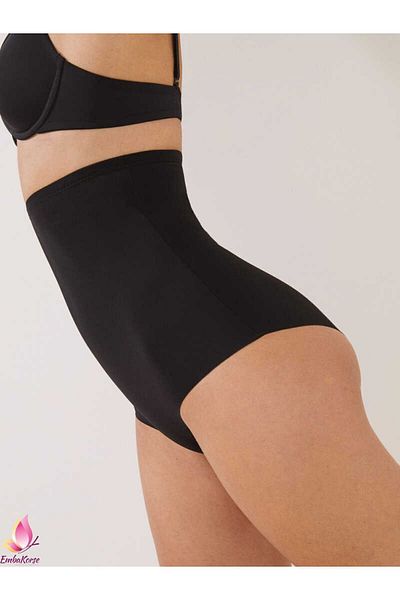 EMBA KORSE Corset cu talie înaltă pentru tonifiere a uterului după naștere, tăiat cu laser, pentru femei