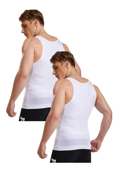 EMBA KORSE Men's Corset Undershirt - Recovery, Back Anti-Humpback, Upright Durus Waist Corset, Set of 2 Corsets