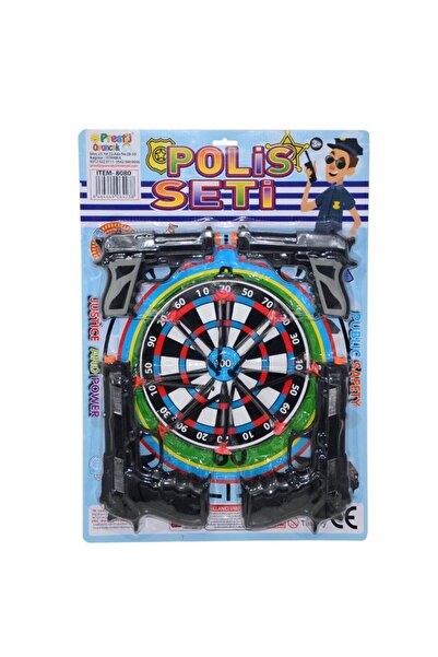 SAZE Nessiworld Fab 8080 Kartelalı 4 Tabancalı Polis Seti