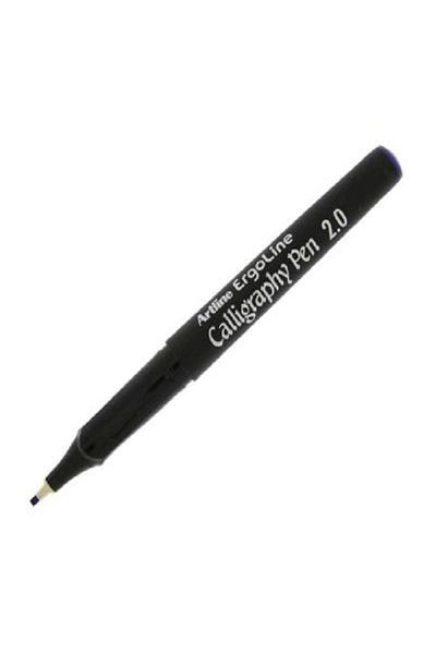 artline Ergoline 2.0 Mm Black Calligraphy Pen - Pack of 12