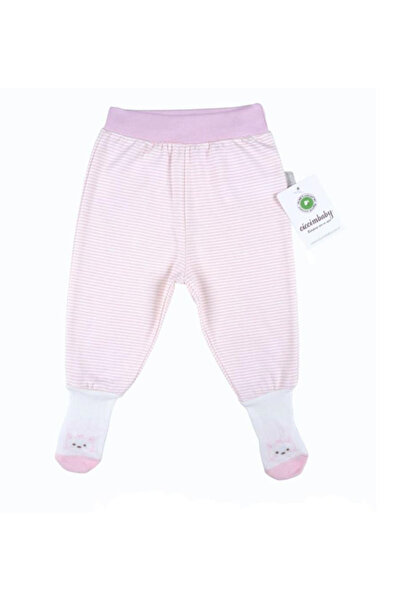 Ciccim Baby Çoraptolon Çizgili Pembe