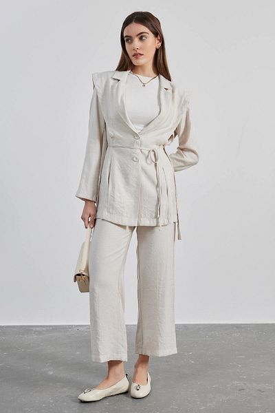 Hooopstore ALLER DETAILED JACKET - BONE
