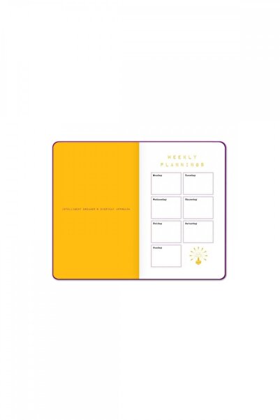 KESKİN COLOR Sharp Color The Idea Collector 13x21 Cm Hard Cover Hardcover Planner - Purple
