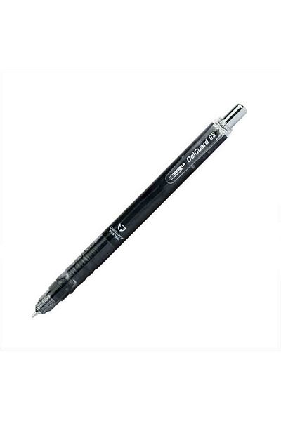 Zebra Delguard Light Mechanical Pencil 0.5mm Transparent Black