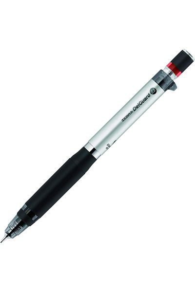 Zebra Delguard Type-er 0.5mm Mechanical Pencil Silver - P-ma88-s