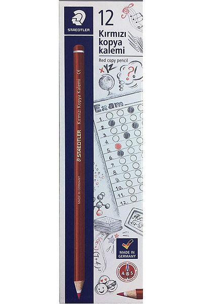 Staedtler Break Resistant Red Copy Pen Box of 12 / 13144-23ln