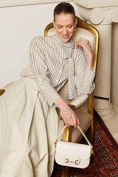 Hooopstore GEANTĂ CU CAPAC DE METAL - BEJ