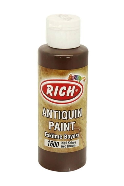 Rich 1600 Kızıl Kahve 130 Ml Eskitme Ahşap Boyası