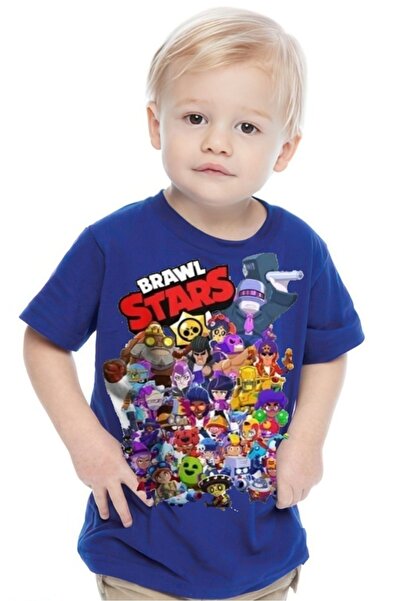 oneagılyazı Brawl Stars All Stars - Tricou pentru copii cu imprimeu digital