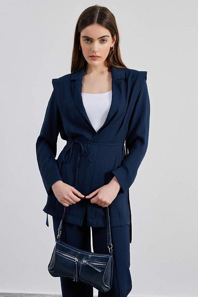 Hooopstore ALLER DETAILED JACKET - DARK NAVY