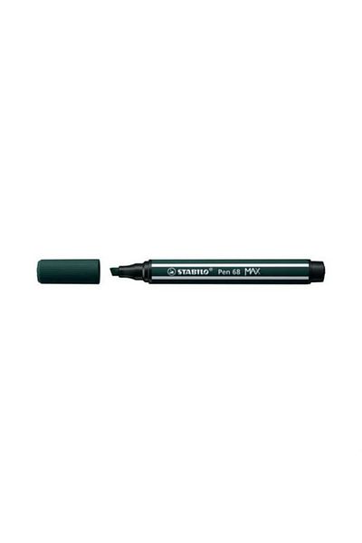 Stabilo Olive Green 68 Max Felt Tip Pen - 768/63-5-Pkt