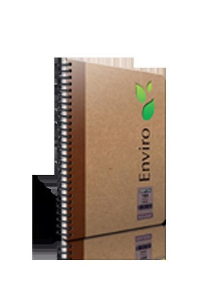Gıpta Enviro Spiral Notebook - Hard Cover, 100 Sheets, 17X24 Cm