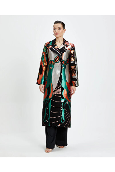 SERPİL Serpil Kadın Siyah Kaban 39491