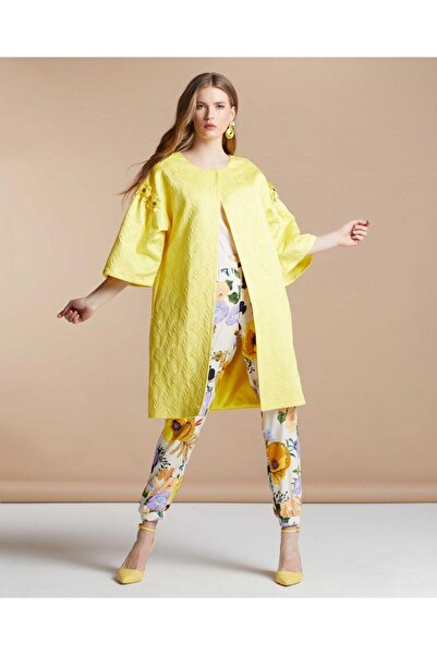 SERPİL Serpil Kadın Sarı Ceket 29498