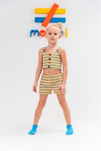 Moi Noi Set of 2 Crop Stripe