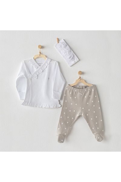 andywawa Andy Wawa Bodysuit Set 3 Pieces White