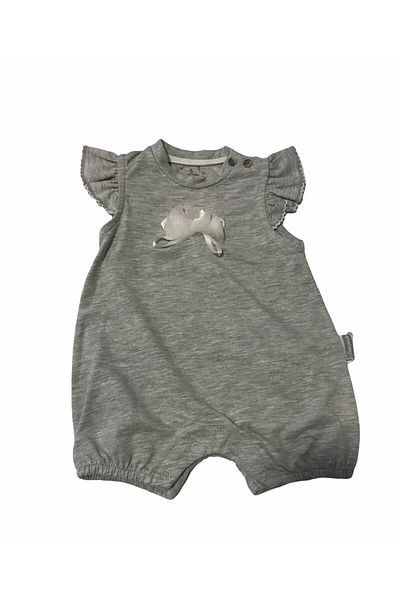 Babydoll Gray Jumpsuit