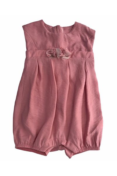 Babydoll Jumpsuit Pink Floral