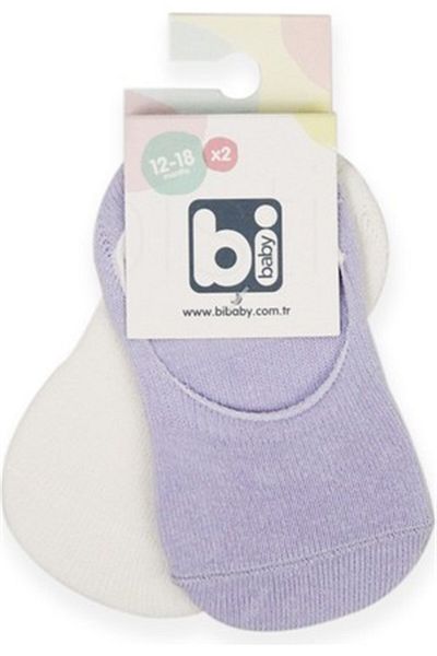 Bibaby Ballerina Socks Colors Lilac - Ecru