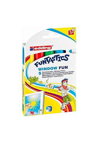 Edding مجموعة أقلام زجاجية Funtastics مكونة من 5 قطع 16/5 S