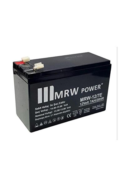 electroon Mrw Power 12volt 7amper Akü 12v 7ah