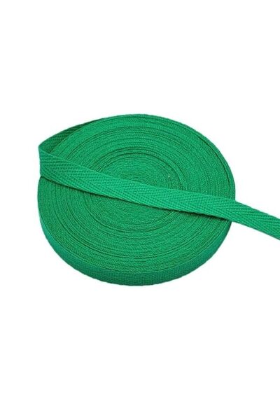 e tuhafiye 1 cm 10 metri panglică verde cu țesătură îngustă în dungi de pește