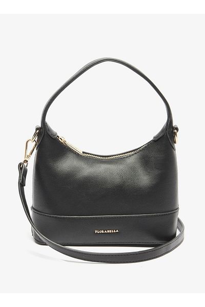 Flora Bella by Shoexpress Flora Bella Textured Crossbody Bag with Zip Closure and Adjustable Strap
