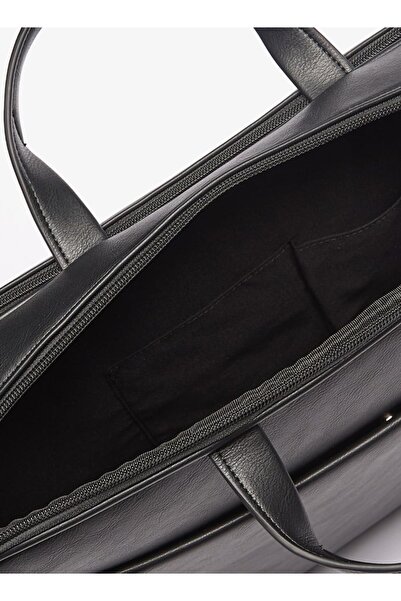 LBL by Shoexpress Solid Laptop Bag With Zip Closure and Detachable Strap - W 24 x H 29 x D 7.5 cm