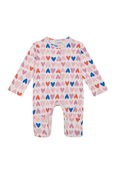 Antebies Jumpsuit with Heart Booties