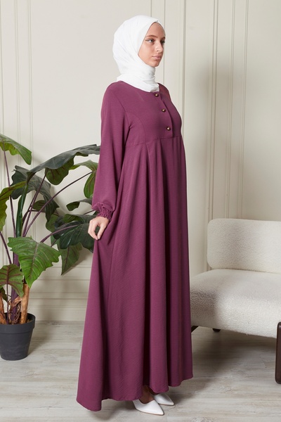 fistan Aerobin Fabric Mevlana Φούστα - Φαρδιά Εφαρμογή Hijab Φόρεμα, Φόρεμα Mother's Prayer