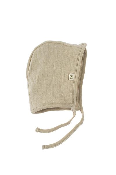 Little Gusto Beige Colored English Hat - Baby Organic Cotton