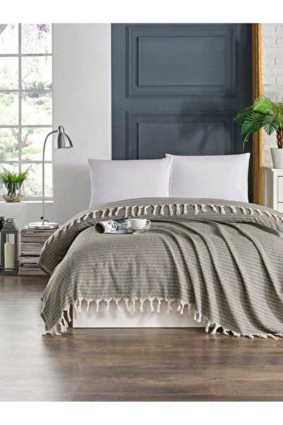 Casnack نموذج الصحراء كاكي بيكيه مزدوج 1500 جرام. 200x230 سم