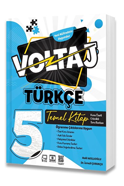 Berkay Yayıncılık 5.SINIF VOLTAJ TK TÜRKÇE TEMEL KİTAP