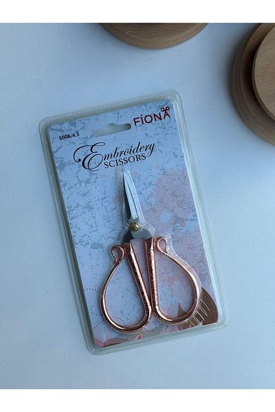 Fiona Rose Gold Colored Hobby Scissors