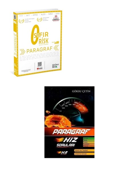 Üç Dört Beş Yayıncılık ÜÇ DÖRT BEŞ YAYINLARI SIFIR RİSK+ HIZ VE RENK PARAGRAF...