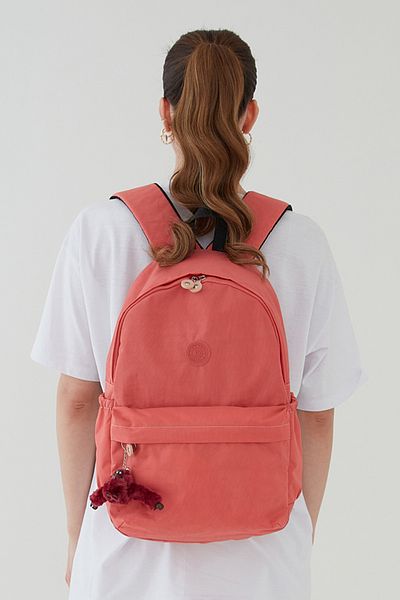Rosso Collina Rosso Collina Unisex Waterproof Black Fabric School Backpack Bergamo