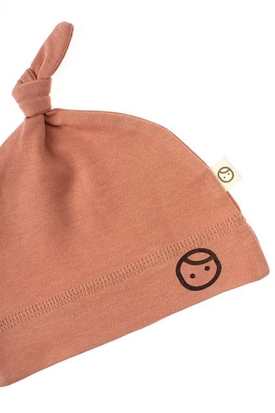Little Gusto Knotted Hat Newborn Pink Organic Cotton
