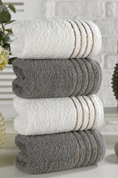 Casnack Diana Σετ Πετσέτες 4 τεμαχίων 800γρ. 50Χ90 εκ